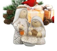 Presepe - Statuette da tavolo con scena cristiana di Natale | Statuette vintage per presepe per casa, chiesa, soggiorno, feste, riunioni, camino, centrotavola D