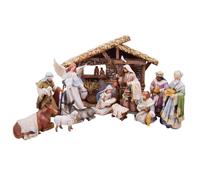 Presepi Avalon Gallery per Natale - Presepe da interno ""Bethlehem Nights"" da 12 pezzi, set completo con stalla