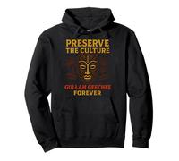 Preserva il patrimonio tribale della cultura geechee di Gullah Felpa con Cappuccio