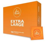 Preservativi 144 pz Profilattici Love Match Extra Large Ø 57mm in Lattice