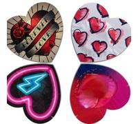 Preservativi a Forma di Cuore Pasante Heart - 144 Unità
