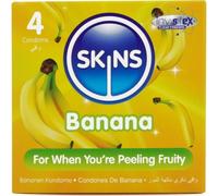 Preservativi al Gusto Banana Skins Premium - 4 Pezzi