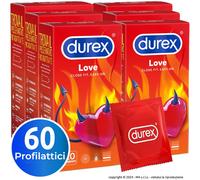 Preservativi Durex Love Classici Anatomici Easy-On 60 Profilattici