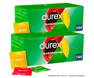 Preservativi DUREX TROPICAL Fruttati 288 Profilattici aromatizzati 2 Box