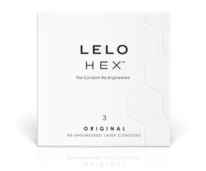 Preservativi in Lattice LELO Hex - 0,045 mm, 3 Unità