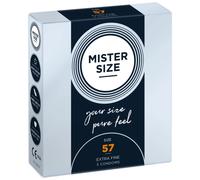 Preservativi Ultra-Sottili Mister Size - 57mm (confezione da 3)