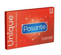 Preservativi Senza Lattice Pasante Unique 3 pz 3 pz Preservativi