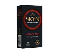 Preservativi Senza Lattice SKYN Intense Feel Nervature 10 Pezzi Premium Sottili