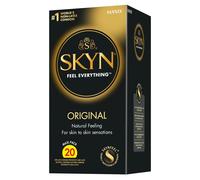 Preservativi Senza Lattice SKYN Original 20 Pezzi Sensoriali Sottili Anallergici