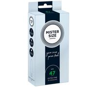 Preservativi Taglia XS Mister Size - 47 mm, 10 Unità