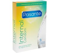 Preservativo Interno Femminile Pasante Internal - Senza Lattice, 3 pz