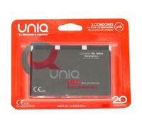 UNIQ - PRESERVATIVO SENZA LATTICE FREE CON ANELLO DI PROTEZIONE 3 UNITÀ