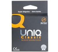 Preservativo senza lattice uniq classic 3 unità