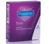 Preservativo Sottile Stretto Pasante Trim - 3 Unità