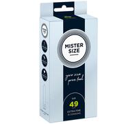 Preservativo Taglia S Mister Size 49 mm - 10 Unità