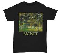PRESERVED APRICOT Fairground Alley At Argenteuil By Claude Monet Black XXL
