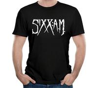 PRESERVED APRICOT Men's Si Am Skin Prayers for The Damned Short Sleeve T Shirt Black 3XL