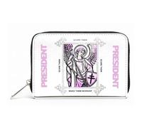 President Angel Band Logo Zip Top Purse