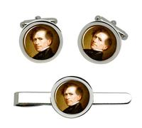 President Franklin Pierce Gemelli E Fermacravatta Set