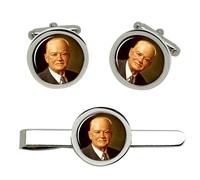 President Herbert Hoover Gemelli E Fermacravatta Set