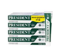 President KIT 12 Dentifricio Classic con estratti vegetali RDA 50 12x7