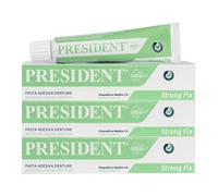 President KIT 3 PEZZI DI PASTA ADESIVA DENTURE Fissaggio Forte della dentiera