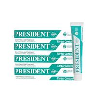 President KIT 4 DENTIFRICIO ANTI TARTARO. Contrasta la formazione di placca e carie. Alito fresco. RDA 60. 4x75ml