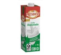 President Latte Scremato, Fresco e Proteico, Brik da 1 Litro, Confezione da 3