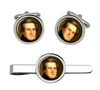 President Millard Fillmore Gemelli E Fermacravatta Set