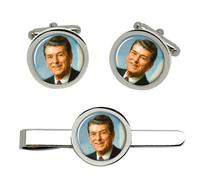 President Ronald Reagan Gemelli E Fermacravatta Set