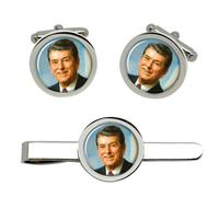 President Ronald Reagan Gemelli E Fermacravatta Set