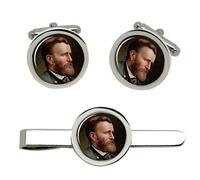 President Ulysses S. Grant Gemelli E Fermacravatta Set