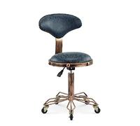 Presidente dell'ufficio del compito del computer con rotelle girevoli rotolanti sedia a sella regolabile sedia da massaggio regolabile da tatuaggio per il viso spa del viso 51-65 cm 5 colori, d
