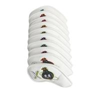 Presidenti - Coperture per golf | Wedge Head Protector | Custodia per protezione da golf da 10 pezzi | Ruggine impermeabile resistente a copertura protettiva in forma per principalmente nelle mazze d