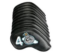 Presidenti - Coperture per golf | Wedge Head Protector | Custodia per protezione da golf da 10 pezzi | Ruggine impermeabile resistente a copertura protettiva in forma per principalmente nelle mazze d