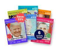 Presidents for Kids - The Modern Oval Office Presidents | 6 Activity Book Set | Children's U.S. History Book Bundle with Fun Facts, Activities & Stories | Ages 5-10 [Paperback] Presidents For Kids