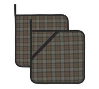 Presina, presina isolata spessa resistente al calore per barbecue, cottura al forno, 2 pezzi,Tartan Fraser di Outlander