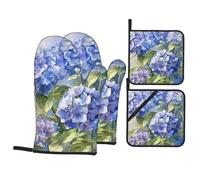 Presine Da Cucina Spring Summer Flowers Presina E Guantone Pratico Oven Gloves Antiscivolo Con Presina Per Bbq Cucina Barbecue Set Of 4