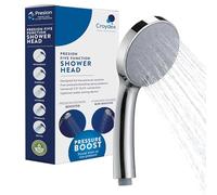 Presion Pressure Boost Range - Doccetta Soffione Doccia a 5 funzioni, 100 mm di diametro, cromata
