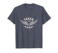 Preso da Un Angelo: Celestial Wings, Amo la mia Ragazza Maglietta, Uomo, Pervinca, 5XL