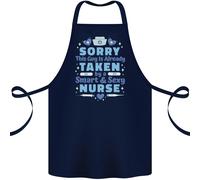 Preso da Un Smart Nurse Divertente Valentines Giorno Cotone Grembiule 100%