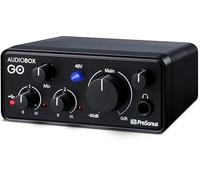 PreSonus AudioBox GO Interfaccia Audio USB-C Compatta, 2x2 | Scheda audio esterna, streaming e podcasting, ingressi chitarra & microfono, compatibile Mac/PC/iOS, software incluso