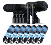 PreSonus DM-7 - Set microfono per batteria e microfono con 7 cavi XLR Keepdrum