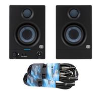 Presonus Eris 3.5BT - Altoparlanti attivi, Bluetooth da studio, 2nd Gen + cavo jack Keepdrum