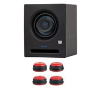 PreSonus Eris Pro 4 - Altoparlante da studio attivo con piedini keepdrum, colore: Rosso