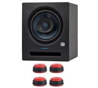 PreSonus Eris Pro 8 - Altoparlante da studio attivo con piedini keepdrum, colore: Rosso