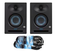 PreSonus Eris Studio 4 scatole attive per monitor da 4,5", 1 coppia + 2 cavi jack Keepdrum
