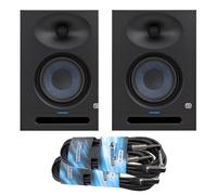 PreSonus Eris Studio 5 scatole attive per monitor da 5,25", 1 coppia + 2 cavi jack Keepdrum