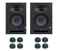 PreSonus Eris Studio 5 scatole per monitor attive 1 paio di altoparlanti + ammortizzatori keepdrum