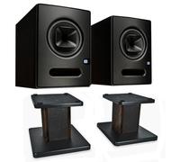 Presonus Sceptre S8 - Coppia di scatole per monitor da studio con supporto keepdrum, colore: noce
